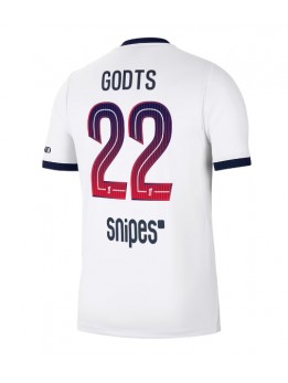 Paris Saint-Germain Mika Godts #22 Replika Borta Kläder 2026-27 Kortärmad